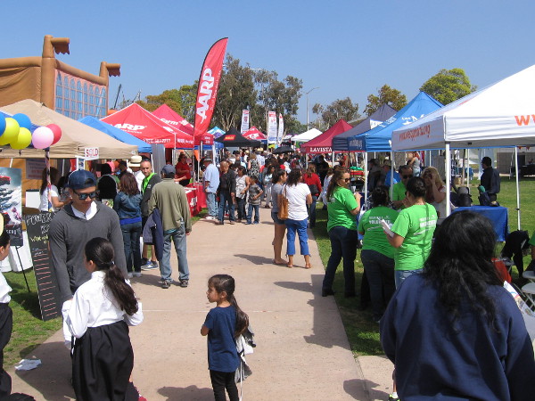 And the event this year was very big! People kept arriving right into the afternoon.