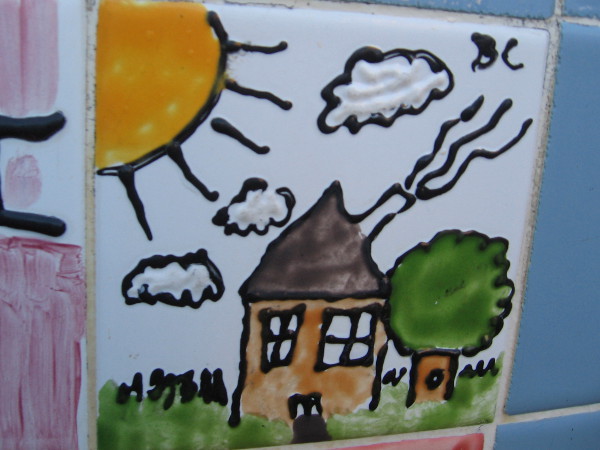 A house in a beautiful pristine landscape.