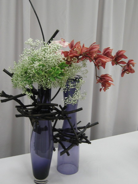 One of many stunning works of floral art that one can see this weekend in Balboa Park.