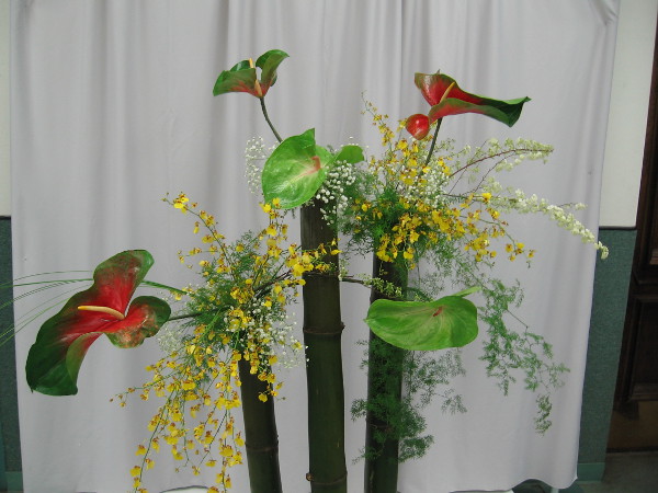 Beauty designed by Keiko Schneider, President of Ikebana International 119.