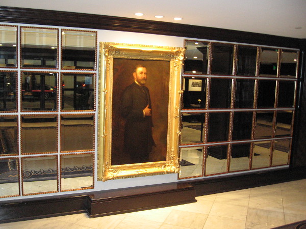 North of the elevators is this large Presidential Portrait of Ulysses S. Grant.