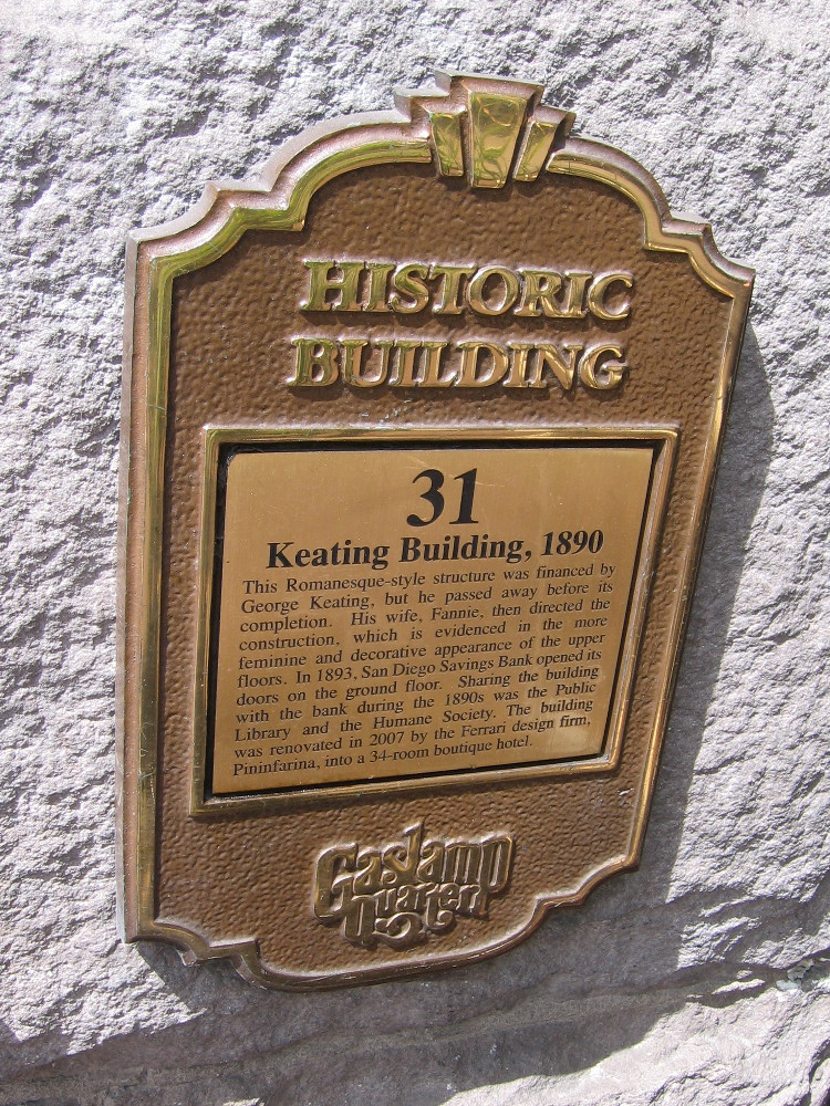 This office building in the 1890’s contained San Diego Savings Bank, the Public Library and the Humane Society!