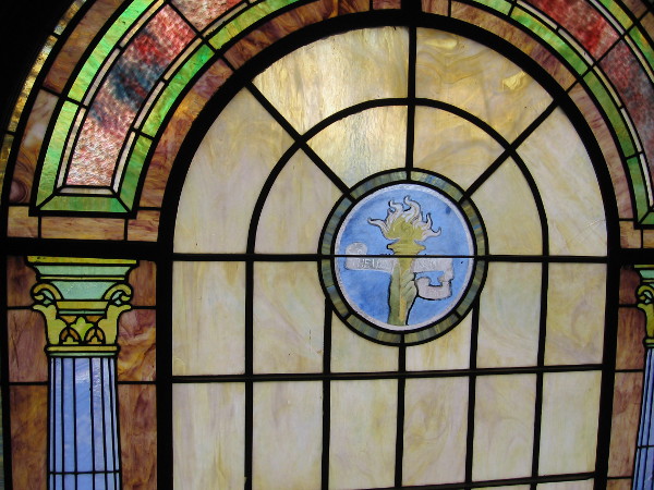 Close look at one window.