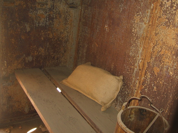 Break the law, and you might end up in here!