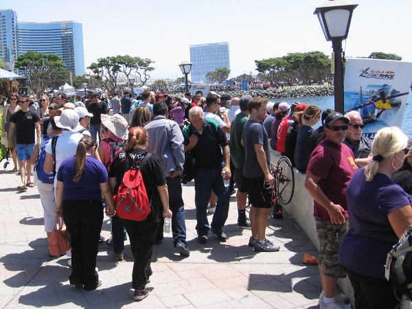 All of San Diego seems present for the big international race!