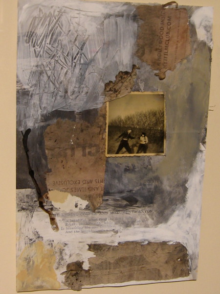 Elise Amour, Untitled. Mixed media with vintage photo. 2017.