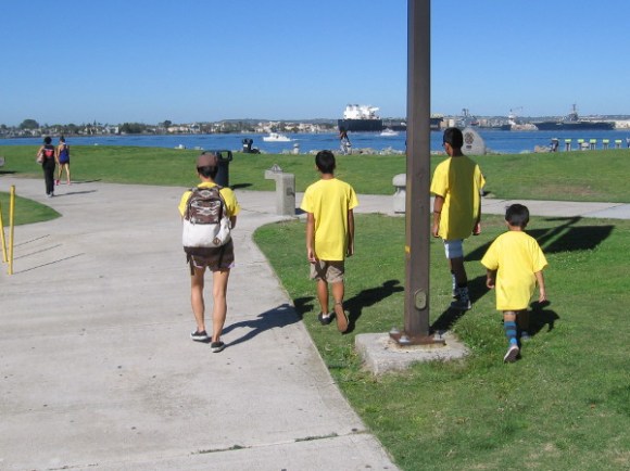 Heading to the annual event, which honors young people who fight and have fought childhood cancer.