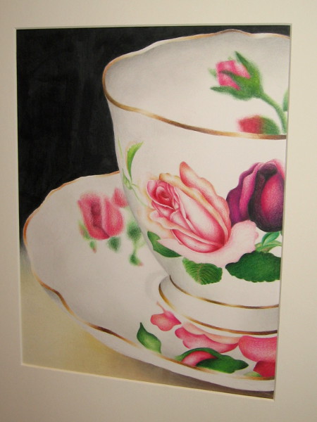 Fizzah Arshad, Tea, drawing, Ninth Grade, Otay Ranch High School.