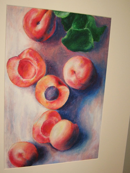 Camryn Melendez, Apricot Sunrise, drawing, Eleventh Grade, Westview High School.