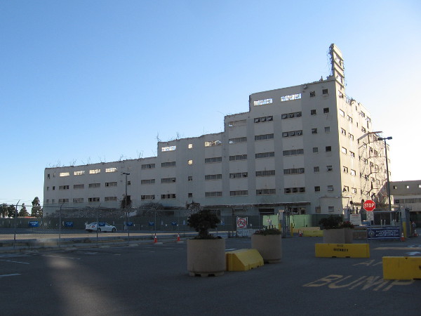 A look at the demolition so far from Pacific Highway. The Navy Broadway Complex has evolved since the early 1900's and has served the Pacific Fleet in various capacities.