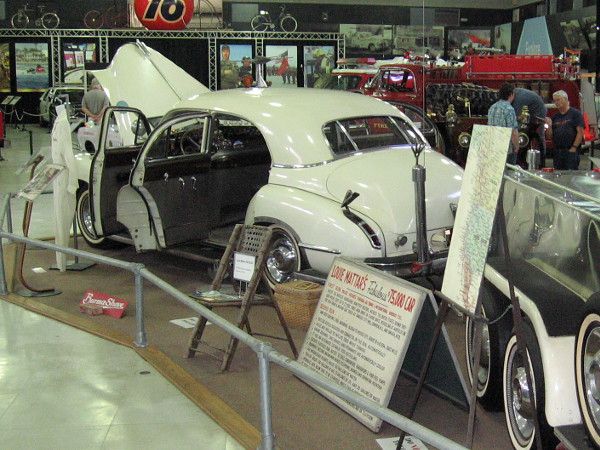 You can see Louie Mattar's fabulous car at the San Diego Automotive Museum in Balboa Park.