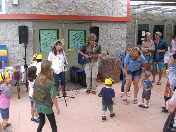These kids were dancing to a fun song about pollination!
