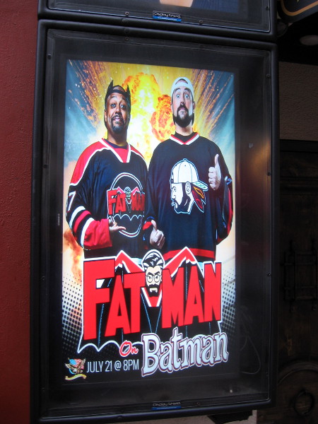Fatman on Batman with Kevin Smith and Marc Bernardin will be showing during San Diego Comic-Con at the American Comedy Co. in the Gaslamp.