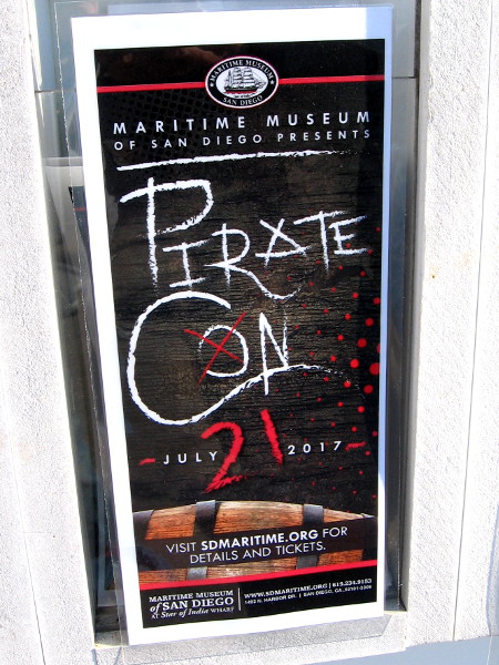 Maritime Museum of San Diego presents Pirate Con on July 21, 2017.