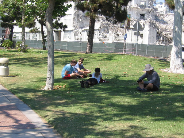 The passage of time.