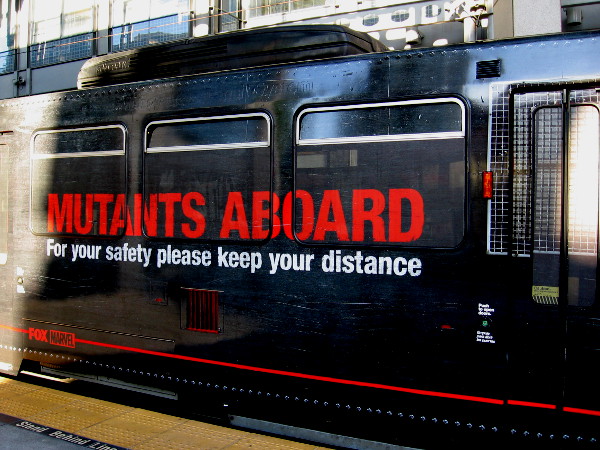 Mutants Aboard. For your safety please keep your distance.