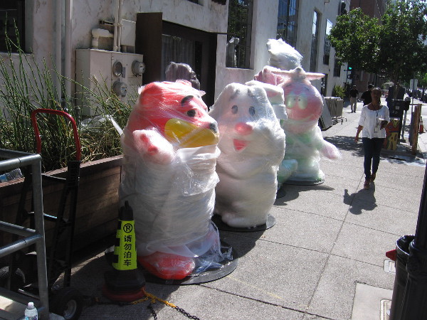 Ready to move these into the Ron English Art exhibit in East Village, which opens Wednesday.