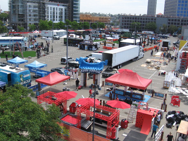 The Petco Interactive Zone is rapidly being completed. One more day!