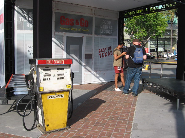 I wonder how much gas is at the Midnight, Texas attraction...