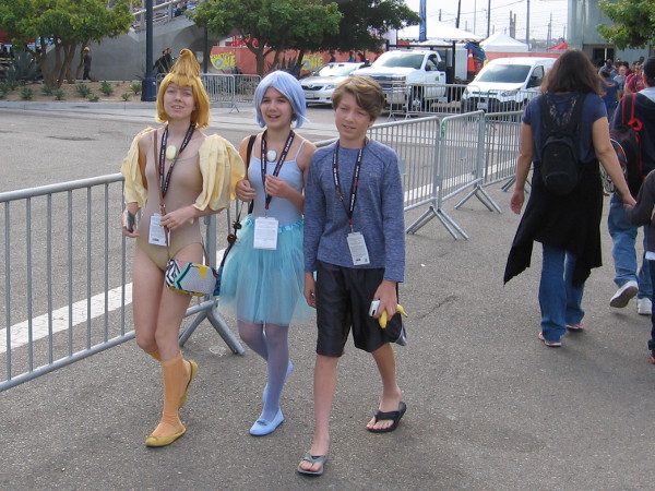 I was told these are characters from Steven Universe.