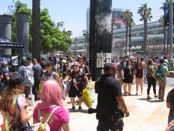 Everyone was having a great time at Comic-Con. I was just wandering about, not paying very close attention.
