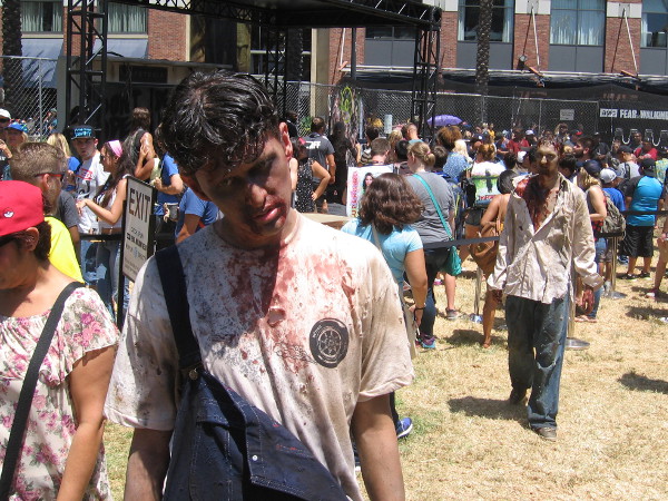 Oh my goodness! They've got zombies loose in here! Where'd they come from.