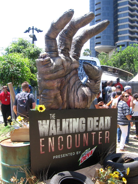 The Walking Dead Encounter! I wish I'd seen that sooner. Maybe some caffeine from a Mountain Dew will help me escape...