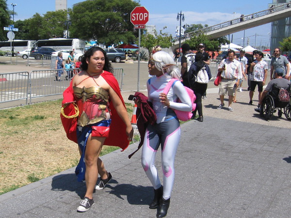 Another Wonder Woman and cosplay friend.