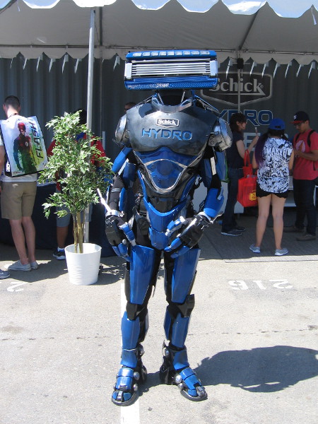 Schick Hydro-man is a superhero to the rescue, but it's a close shave.