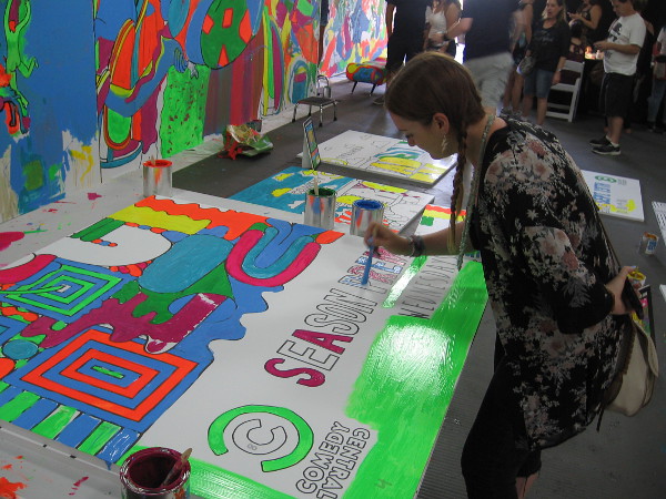 Someone adds color to the Season Premiere.