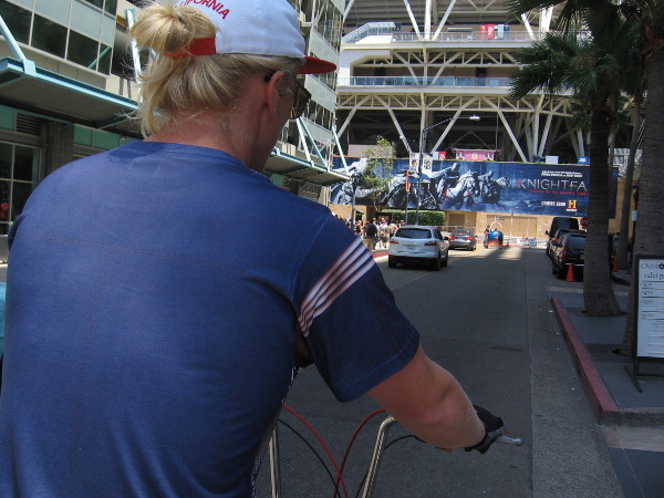 Here we go, down the crazy streets of San Diego!