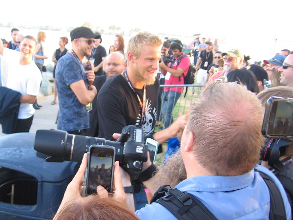 And here is Travis Fimmel, who for many years played the lead character Ragnar Lothbrok.