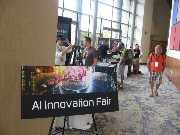 The AI Innovation Fair includes artificial intelligence, robotics and other related technology.