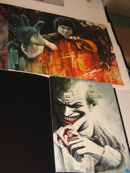 Bruce Lee and Joker.