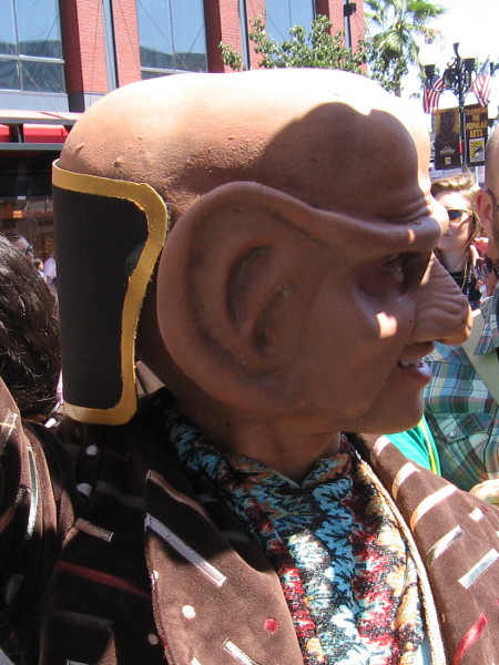 Profile of a Ferengi.