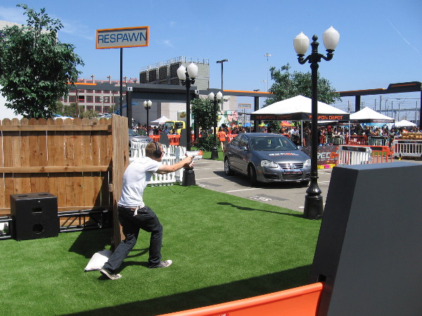 Some laser tag action.