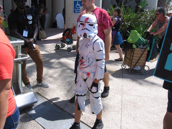 I guess those Star Wars lasers do manage to hit something from time to time.