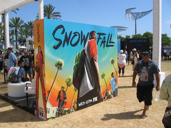 Cool Snowfall graphic.