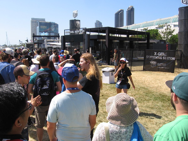 People are eager to be screened for the X-Gene.