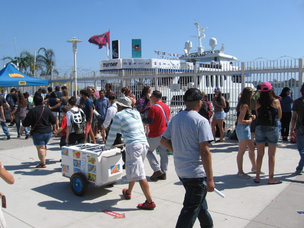 A nice day for ice cream.