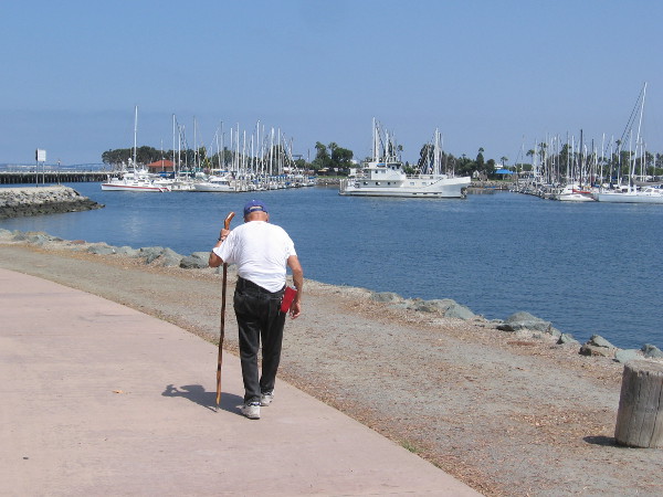 A quiet morning walk in San Diego's South Bay.