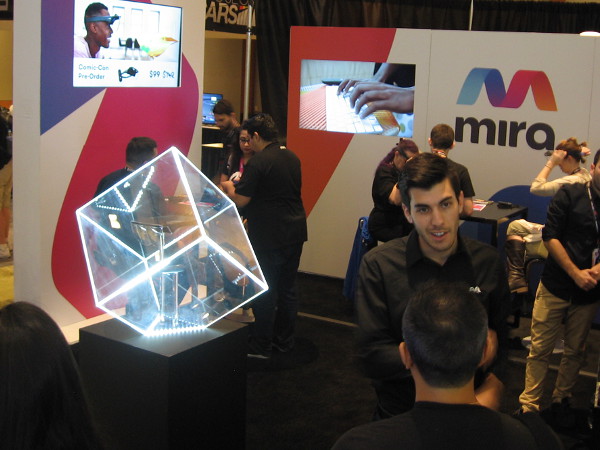 The Mira Prism uses your iPhone to produce holograms in your field of view!