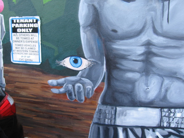 A seeing eye in hand.