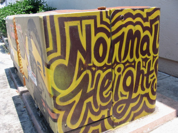 Normal Heights is home to lots of great street art and other cool sights!