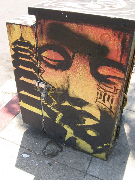 A mysterious face on another side.