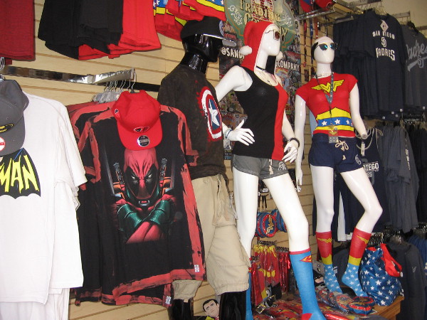 The San Diego Trading Company in the Gaslamp is stocked up on lots of Comic-Con gear!