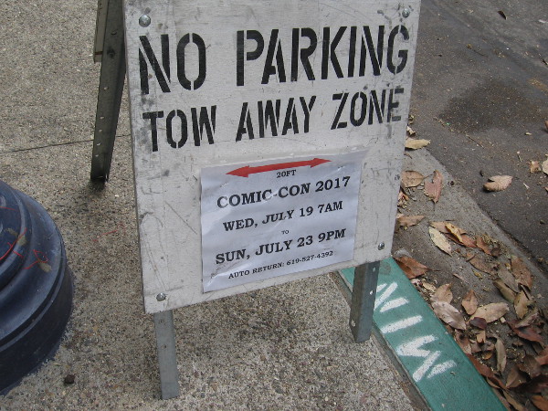 Parking will be difficult downtown during Comic-Con. Take the trolley!