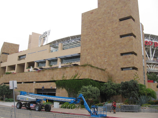 No wraps up yet on this corner of Petco Park.