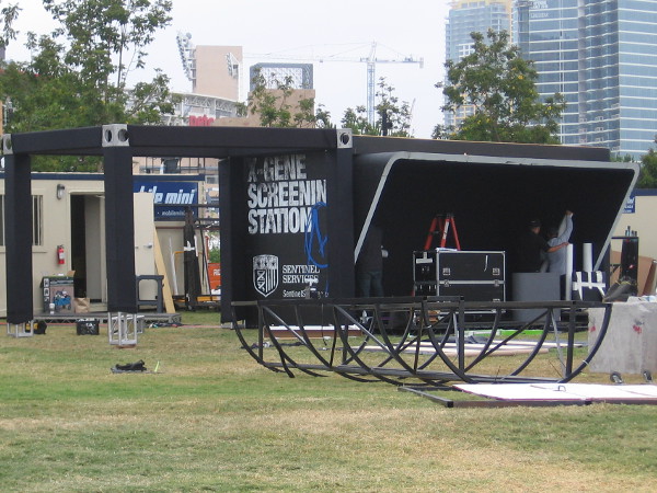 I see there will be an X-Gene Screening Station in Fox Television's outdoor area.