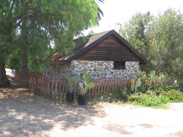 The rock Spring House was constructed around an artesian spring. Water from the spring was used by the Native American Kumeyaay for as many as 12,000 years!